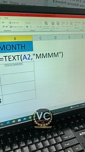 Find month name in excel using text function #msexcel #msexcelformulas #msexceltips #msexceltraining #excel #exceltutorial #exceltraining #exceltricks #excelfunctions #exceltips #reels #reelsfb #reelsinstagram | Vanya Classes