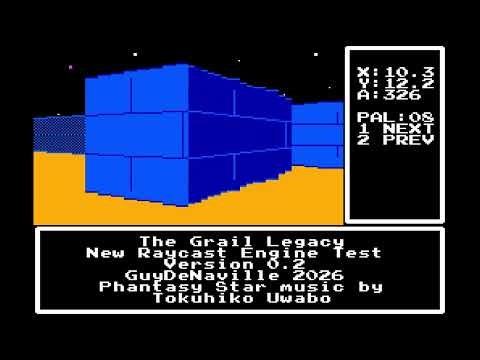 The Grail Legacy (Raycast Engine) - 0.20 - (Sega Master System) Presentazione