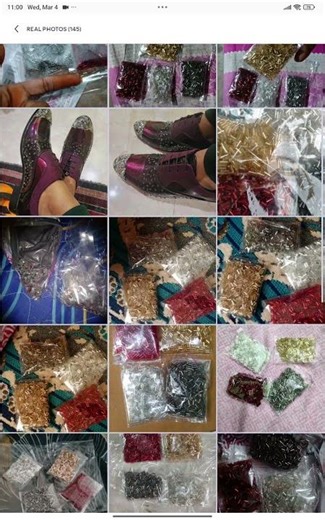 Meeടho: Bugle Tube Seed Beads combo 20gm (13 mm) code:S406341779