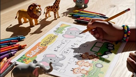 Safari Subtraction Worksheets, Numbers 1-20 Printable Bundle, Homeschool 1st Grade Math - Etsy