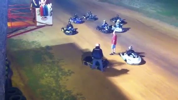 Fight Breaks Out at Go-Kart Track