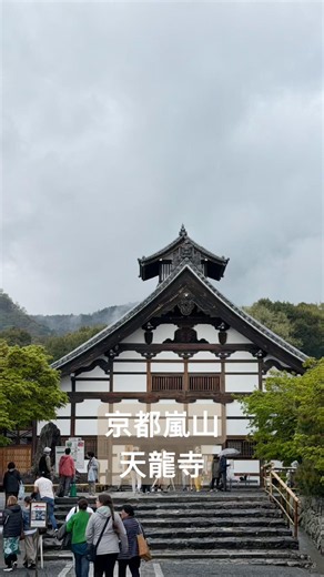 【吹吹京都風】京都嵐山天龍寺，悠靜的庭院造景風，悠閑的慢慢逛，沒有時間的壓力 #日本 #旅行 #japan #京都 #嵐山 #kyoto