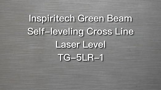 Inspiritech 3D Green Beam Self-Leveling Laser Level 360° Rotary Horizontal Vertical Cross-Line Laser