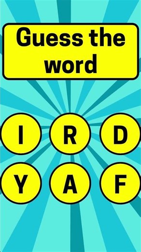 Can you solve the anagram