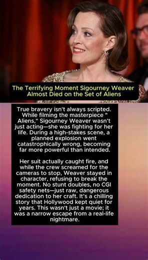 The Terrifying Moment Sigourney Weaver Almost Died on the Set of Aliens