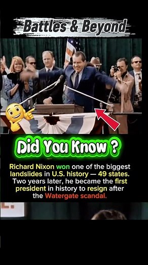 Richard Nixon Won Everything… Then Lost It All #shorts