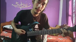 * Simple Dimple * 😜 easy guitar rhythmic pattern 🤟🤟🤟Nepali guitar subu bro lesson #begginersguitarlesson #music | Subu Guitar Rocks
