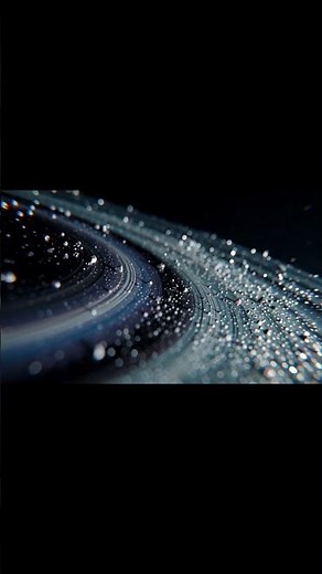 How Thin Are Saturn's Rings Actually? #astronomy #shorts