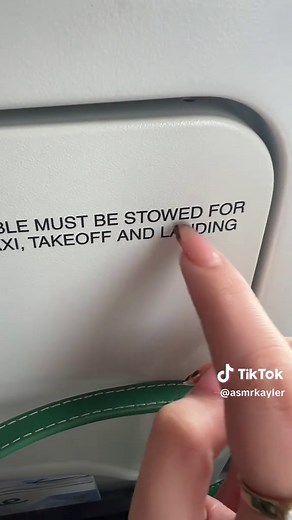 quick plane asmr #asmr #asmrkay #planeasmr