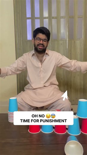Stacking cups🥤 in 10sec⏰ ft PUNISHMENT😰 | S2 Ep 2 #fungamechallenge #viralshort