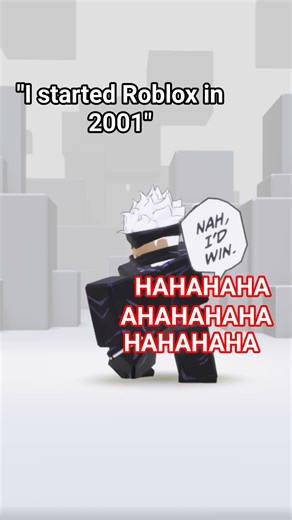 "I started Roblox in 2001" #viral #roblox #idkwhyimadethis