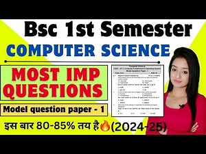 bsc 1st semester computer science most important question 2024-2025 exam knowledge adda