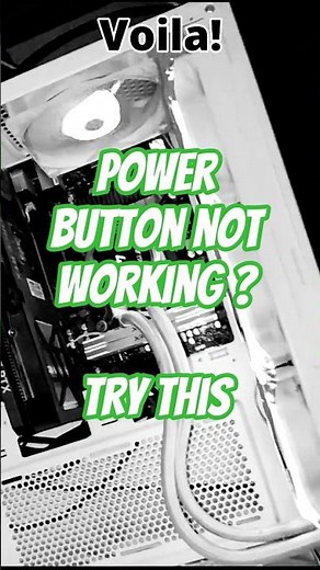 No Power Button? No Problem. 🛠️ #shorts #pcgaming #techtips #pcbuild #gamingpc #lifehacks