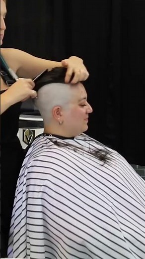 Julie LV (pt 2): Shaved Fauxhawk - YT Original #shorts