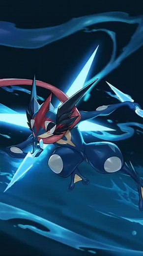 Epic Ash Greninja Wallpaper Art