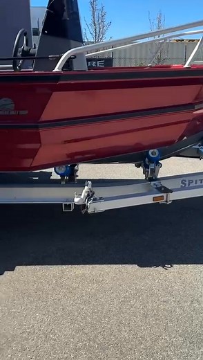 This Stabi 1550 Frontier is all set up for adventure. Extension drawbar, drop down spare and electric winch with its own battery in a stainless box. Happy boating, Paul. #fishingwa | Spitfire Boat Trailers WA