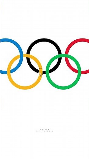 Draw the Olympic logo in Illustrator 🤯 #adobeillustrator #tutorial