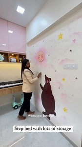 Step bed with lots of storage Designed by - @winsome_aid #interior4all #interior123 #interiordesigners #diseñointerior #interiorforinspo #interiorjakarta #interiordetails #furnituremaker #trendingreels #reels #house #homeinspiration #renovation #houzz #interiorforinspo #luxuryhomes #punecity #mumbai #virelvideo #winsome_aid #interiorjakarta #interiordecoration #decorideas #newbiginnings #newwork #site #renovations #interiordesigninspiration #kids #straykids [Trending reels, Interior design, Inte