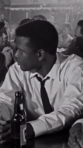 Sidney Poitier in A Raisin in The Sun (1961) Playwright Lorraine Hansberry became the first Black woman to have a play on Broadway when this opened in 1959. She also became the youngest winner of New York Drama Critics’ Circle Award. | Old Hollywood