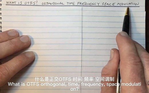 What is OTFS-Orthogonal Time Frequency Space Modulation