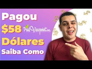 PaidViewPoint Pagou Mais de R$300,00 Para Responder Perguntas- Fature Com Naldo