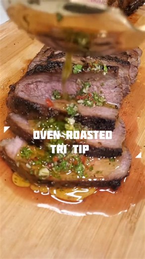 Easy oven roasted tri tip packed with flavor