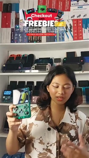 GAMINJA Retro Portable Gaming Console ANS11 with Linux System 3.5 inch IPS Screen 64GB Storage 19 Emulators Over 12,000 Games Open Source Compact & Portable Ans11/Black