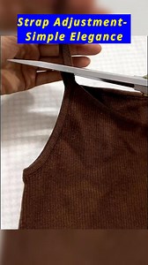 2.7M views · 39K reactions | Strap Adjustment- Simple Elegance #minimalistliving #selfimprovement #sustainableliving #goodbyesummer #sewinglove #SolutionsForYou #tipoftheday #sewingforbeginners #beginnerswelcome #solutionfocused #diyhacks #sewingcommunity #sewingtutorial #sewingfun #howtosew #howto | All Girls' Things | Facebook