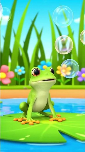 Cute Frog Bubble Hop Loop 🐸🫧 | Kids Cartoon Short