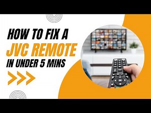 Don't Replace It Yet! How to Fix a JVC TV Remote Control in Minutes