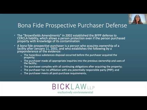 Environmental Law Section 101 Series - Navigating CERCLA Liability Risks in Real Estate Transactions