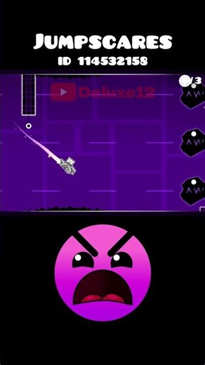 Jumpscare Geometry Dash #shorts #gd #challenge