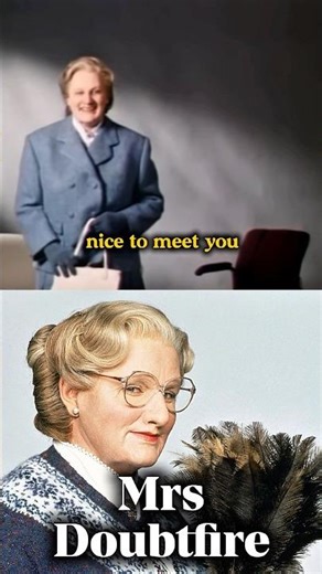 How Robin Williams Became Mrs Doubtfire #robinwilliams