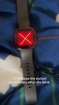 How to fix firmware crash/red x issues in fitbit sense 2 #fitbit #shorts