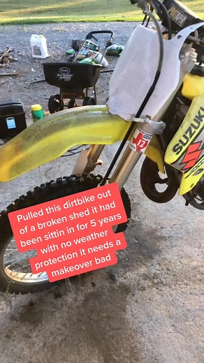 Rebuilding run down dirt-bike! All new everything 😎 Folow to see the progress! Pt.2 soon #xyzcba #foryou #fy #fyp #foryoupage #dirtbike #motocross