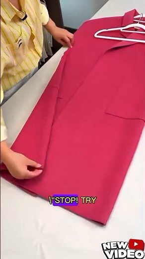 Coat Hanger Fold Hack That Stops Clothes from Slipping #Shorts