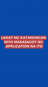 21K views · 431 reactions | LAHAT NG KATANUNGAN NIYO, TAGALOG MAN OR ENGLISH MASASAGOT NG APPLICATION NA ITO #viralreels #mateai #facebookreels #foryouシ #tutorialvibes #recommended #viralvideo #facebookpost | Tutorial vibes | Facebook
