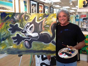 Author Don Oriolo - Cartoon Animator for Felix the Cat Visits the GingerNewYork TV Show in NYC
