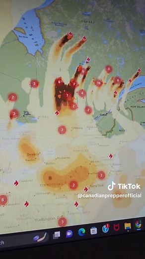 Emergency Alert Dangerous Plume depends over major cities in next 48 hrs