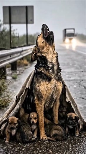 RAINY DAY RESCUE, PRICELESS GIFT 🐾 #dogrescue #dog #doglove