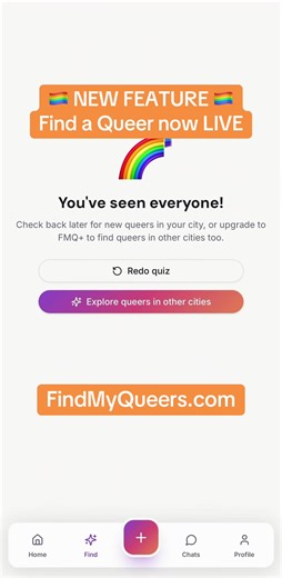 Match with local gays in your area based on the things you like to do! Cinema, drinks, dancing … you name it! Find new gay friends today! #lgbt #gay #fyp #mlm #queer