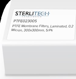 PTFE Laminated Membrane Filters, 0.2 Micron, 300 x 300mm, 5/Pk