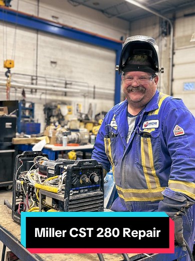 Miller CST 280 Welder Repair and Testing