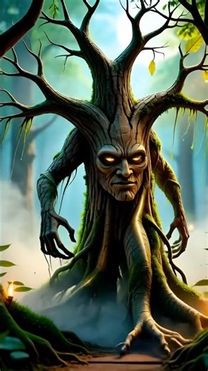 Awakening of the Forest Ent🪾#magic #art