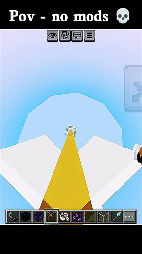 POV - NO MODS || #minecraft #minecraftshorts #shorts #ytshorts #minecraftmeme #lucifergodgaming