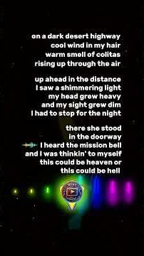 Hotel California — Eagles | Lyrics 🎸🌙