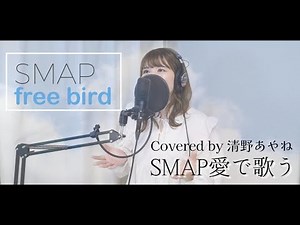 【女性キー】SMAPファンが歌う「free bird」Covered by 清野あやね