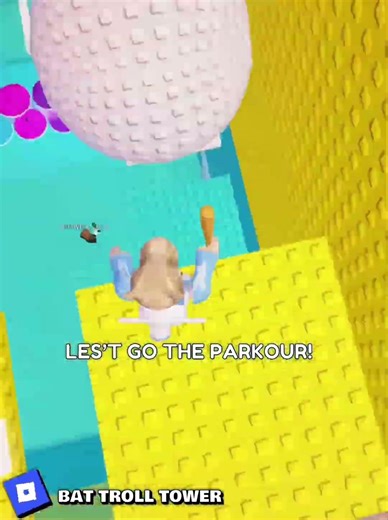 End of the Video 🤣 Game Name = Bat Troll tower #roblox #tower #battrolltower #game #devoloper
