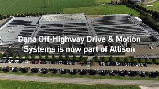 In case you missed it: On Friday, we announced the completion of our acquisition of Dana Incorporated's Off-Highway Drive & Motion Systems business, marking a transformational moment in our 110-year history. We are excited to officially welcome Dana Off-Highway’s employees to the Allison team and continue delivering exceptional value for all our stakeholders. Learn more by watching the video below and reading the press release: https://brnw.ch/21wYQJO | Allison Transmission