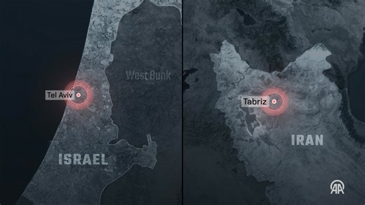 12K views · 282 reactions |  Missile and drone attacks exchanged between Iran and Israel  Key locations were affected, including the Iranian city of Tabriz and the Israeli city of Tel Aviv | Anadolu Agency | Facebook